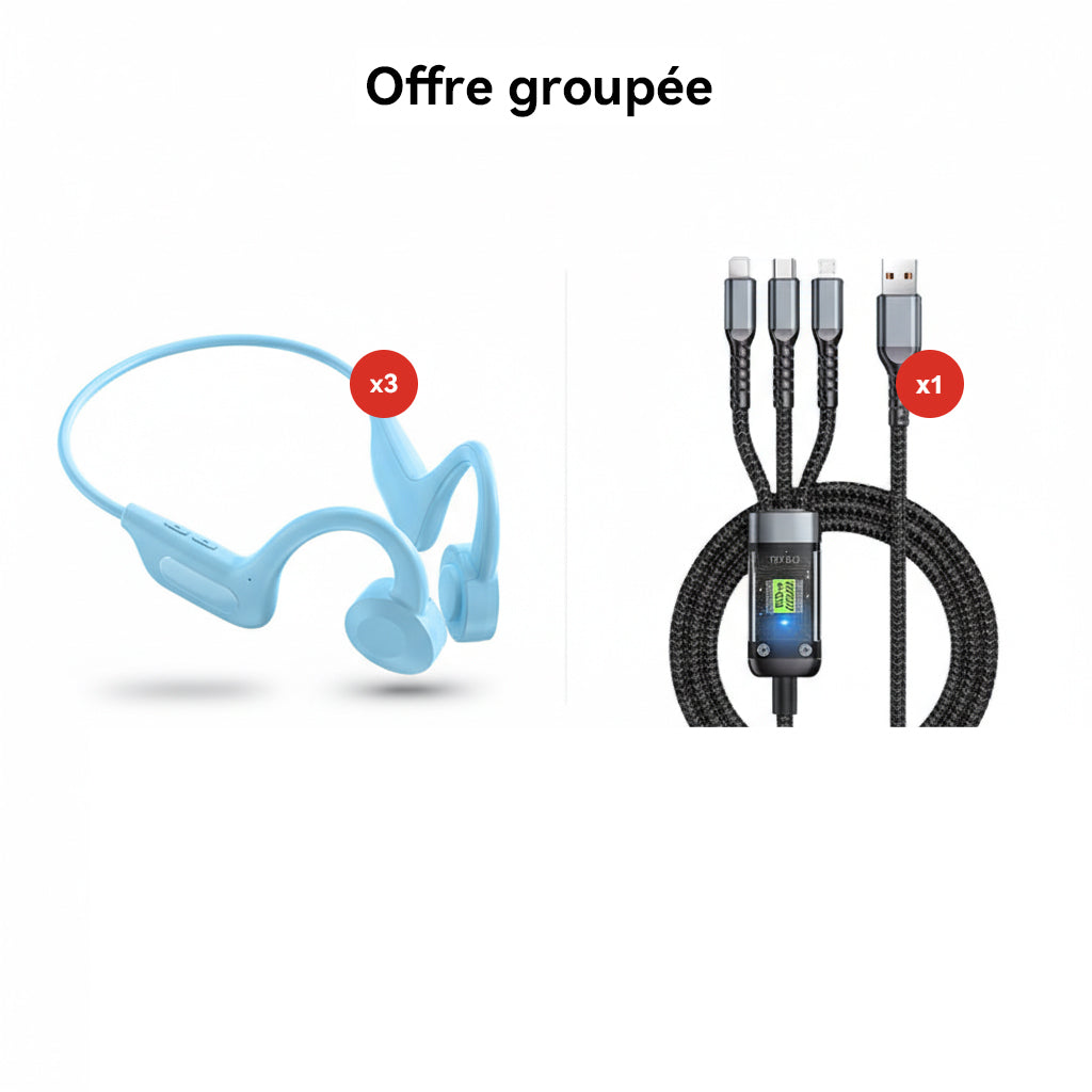 ⏳ Offre limitée : -70% 💥 Écouteurs à conduction osseuse 👂