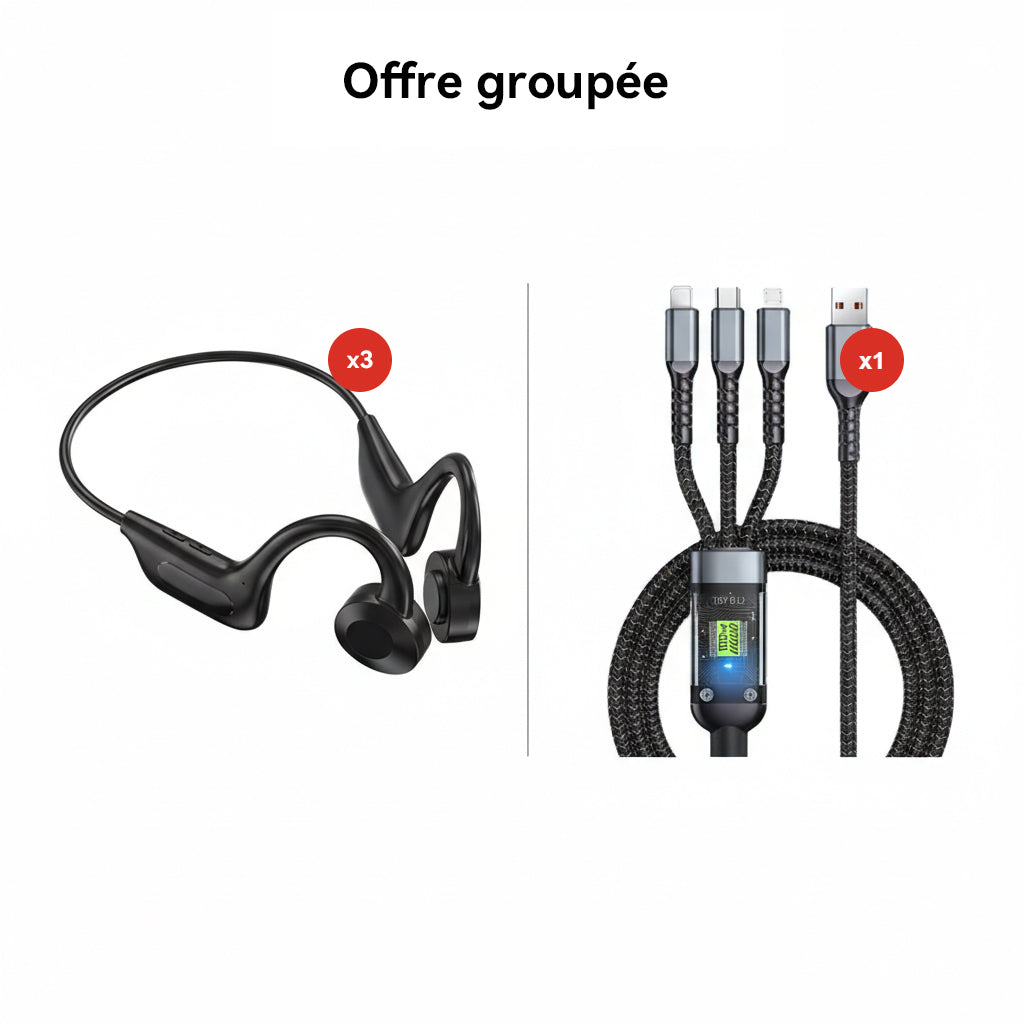 ⏳ Offre limitée : -70% 💥 Écouteurs à conduction osseuse 🏆