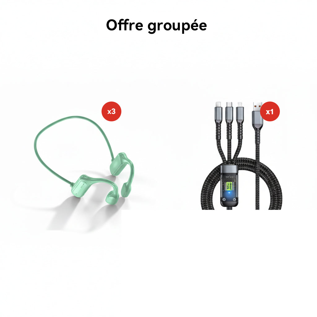 ⏳ Offre limitée : -70% 💥 Écouteurs à conduction osseuse 🏆