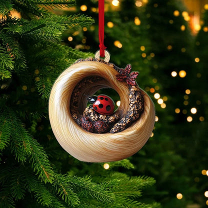 💖Not Just for Christmas Tree! Handmade Owl Ornaments & Raccoon Decorations, Matchable with Porch/Window Sill/Gift Wrapping🎁