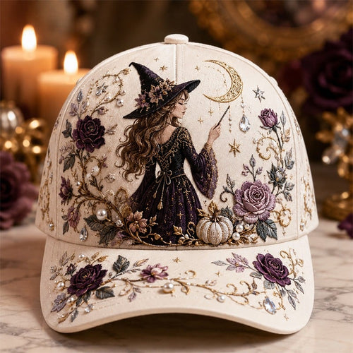 🔥Last Day 50% OFF – 🧙‍♀️✨Halloween Printed Cap🧢 (Soft, Breathable & Easy To Style With A Comfortable Adjustable Strap)