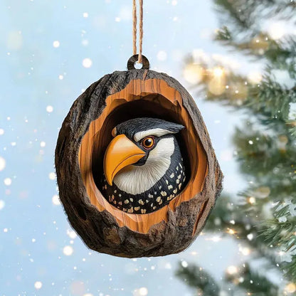 💖Not Just for Christmas Tree! Handmade Owl Ornaments & Raccoon Decorations, Matchable with Porch/Window Sill/Gift Wrapping🎁