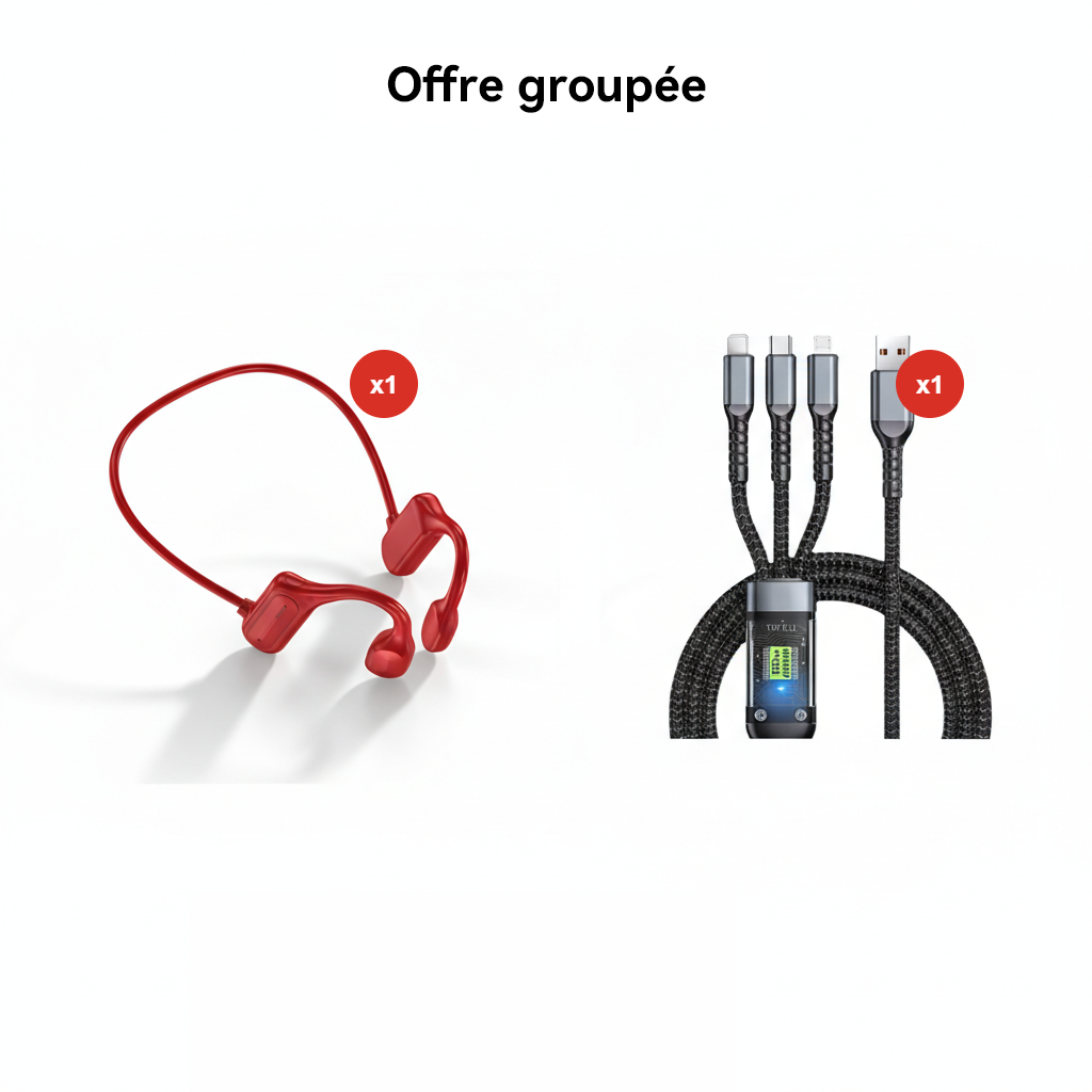 ⏳ Offre limitée : -70% 💥 Écouteurs à conduction osseuse 🏆