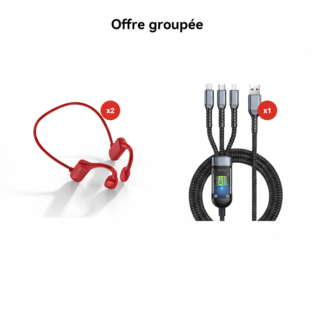 ⏳ Offre limitée : -70% 💥 Écouteurs à conduction osseuse 🏆
