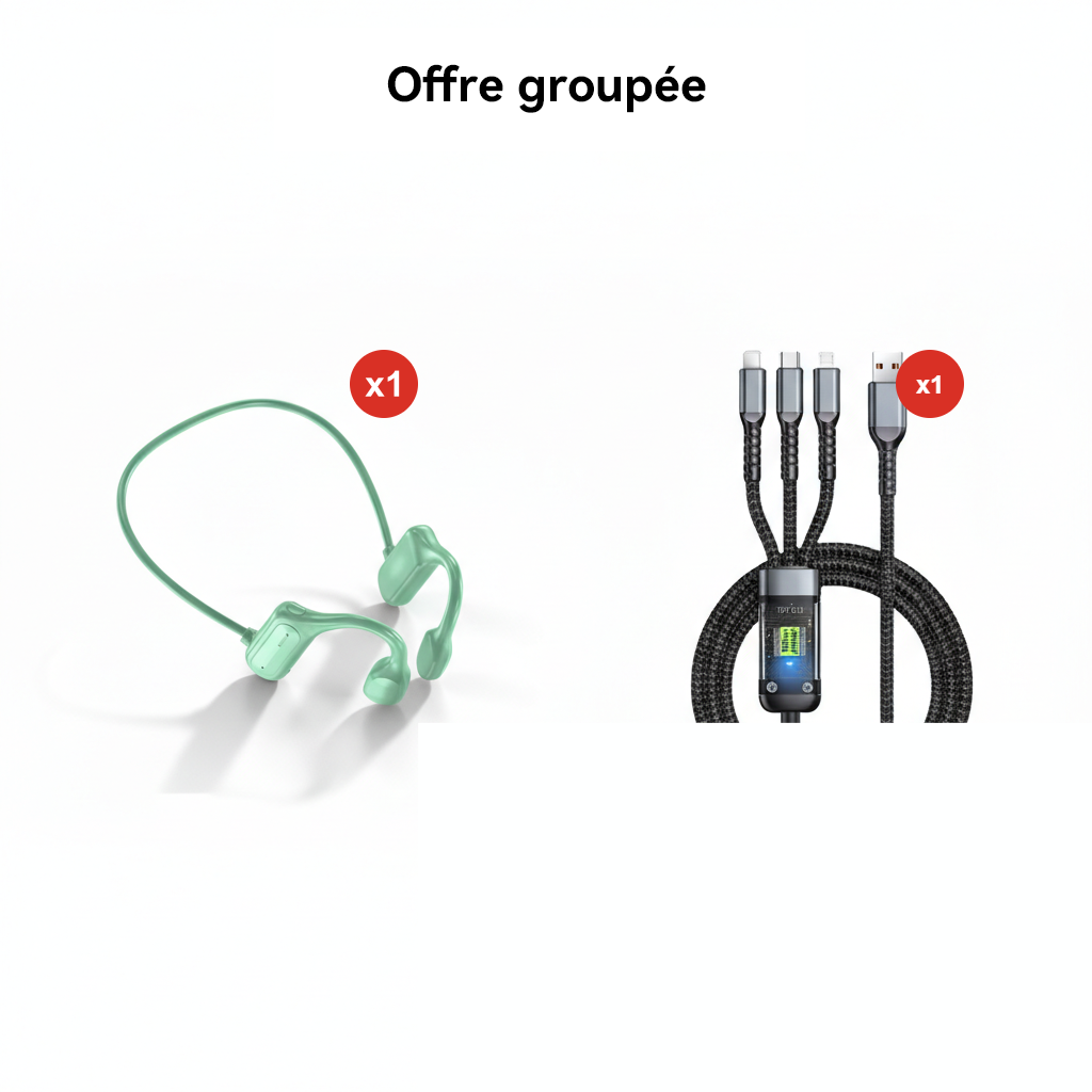 ⏳ Offre limitée : -70% 💥 Écouteurs à conduction osseuse 🏆