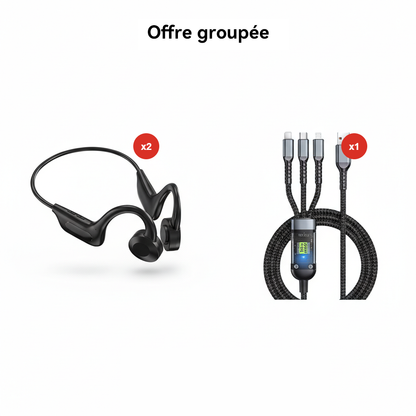 ⏳ Offre limitée : -70% 💥 Écouteurs à conduction osseuse 🏆