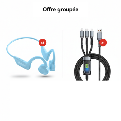 ⏳ Offre limitée : -70% 💥 Écouteurs à conduction osseuse 🏆